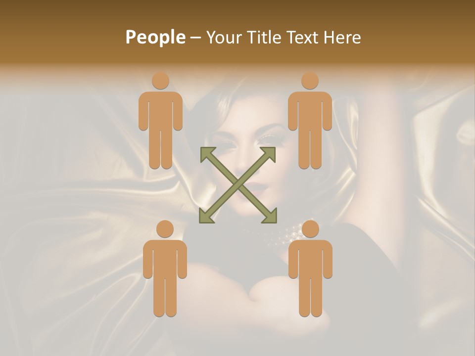 Elegant Woman Sensual PowerPoint Template