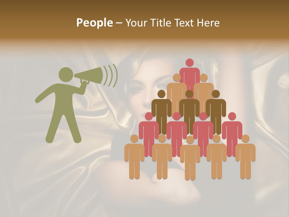 Elegant Woman Sensual PowerPoint Template