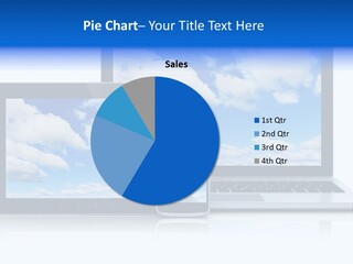 Computing Clouds Media PowerPoint Template