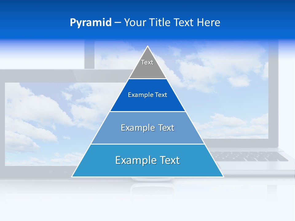 Computing Clouds Media PowerPoint Template