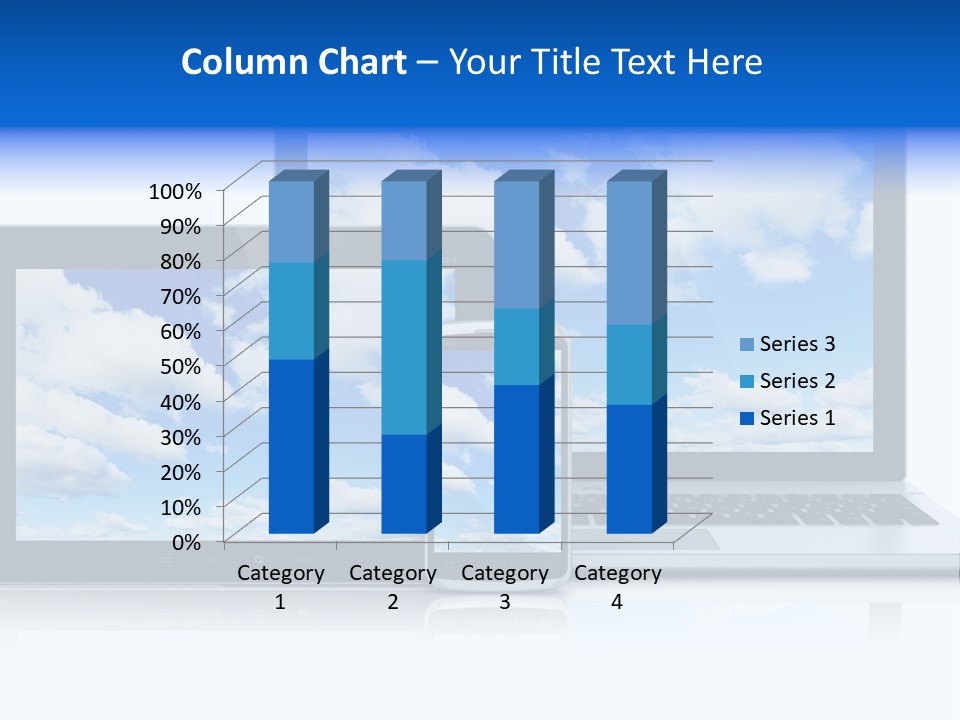 Computing Clouds Media PowerPoint Template