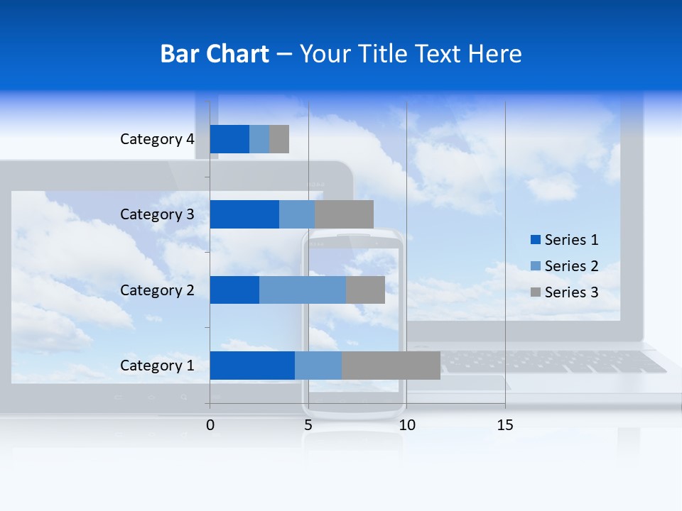 Computing Clouds Media PowerPoint Template