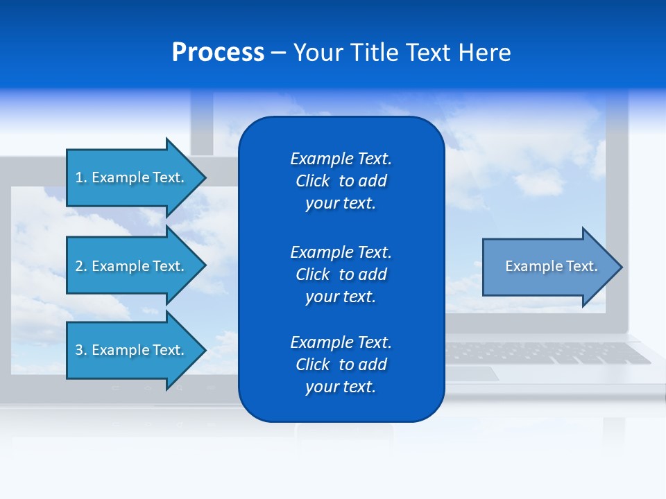 Computing Clouds Media PowerPoint Template