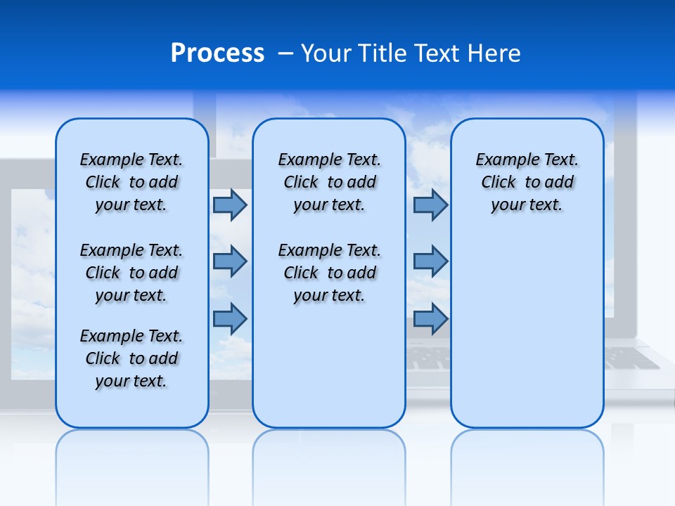 Computing Clouds Media PowerPoint Template