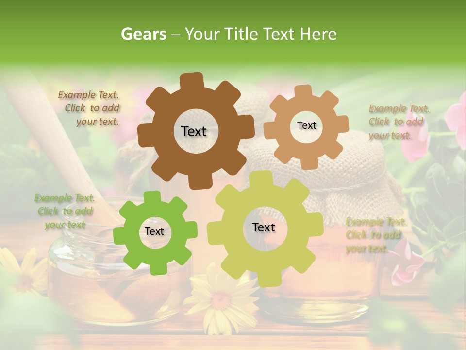 Flavor Glass Nutrition PowerPoint Template