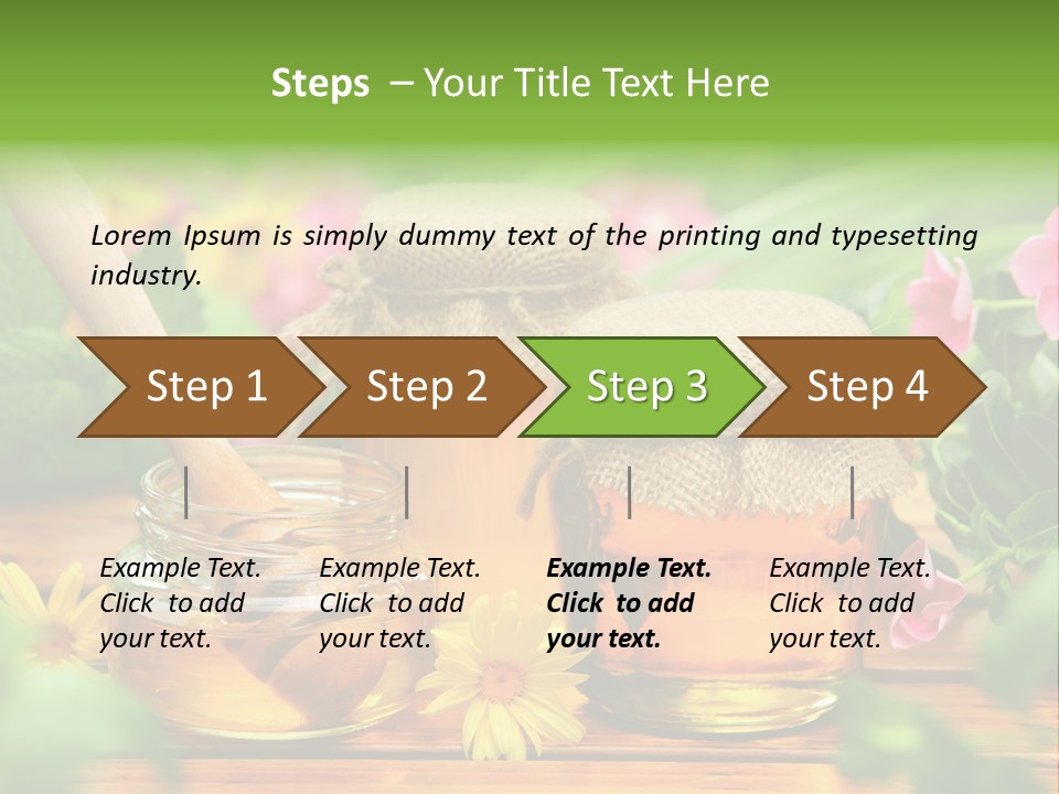 Flavor Glass Nutrition PowerPoint Template