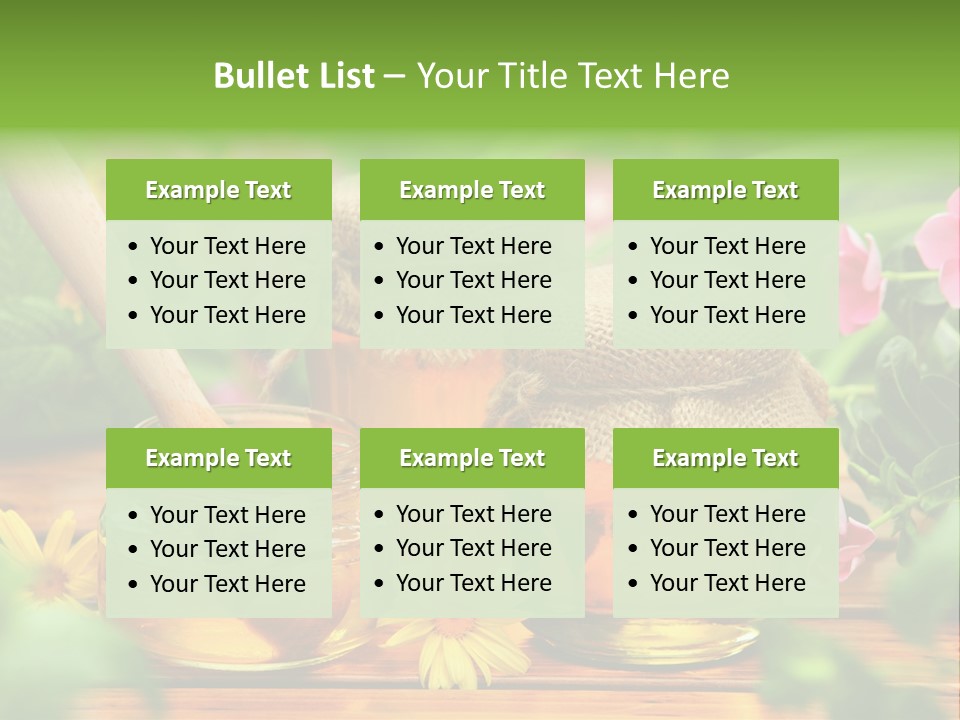 Flavor Glass Nutrition PowerPoint Template