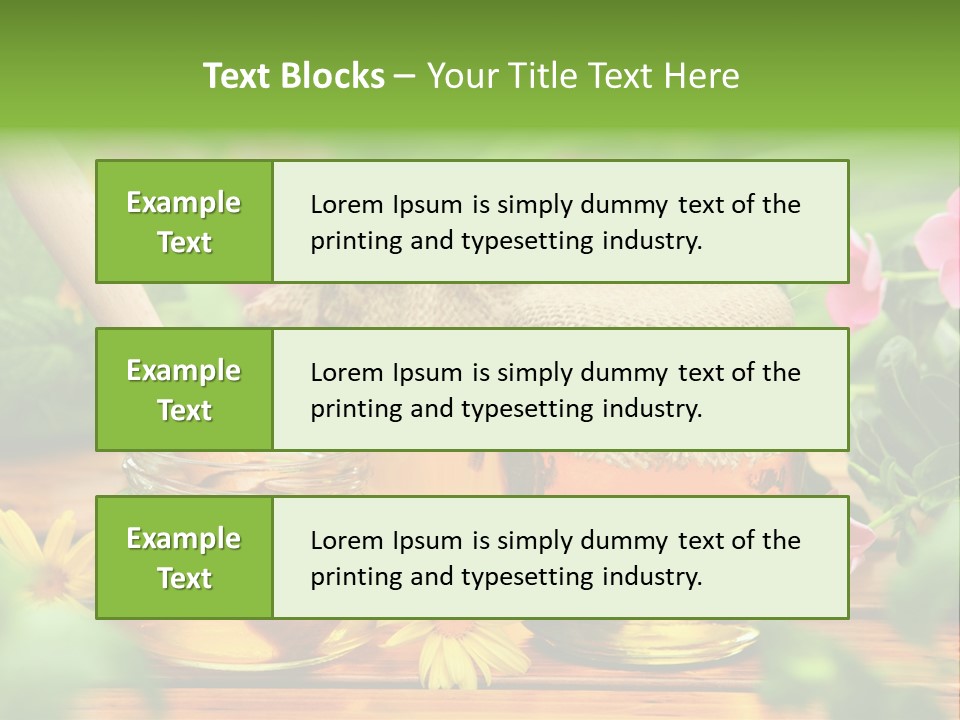 Flavor Glass Nutrition PowerPoint Template