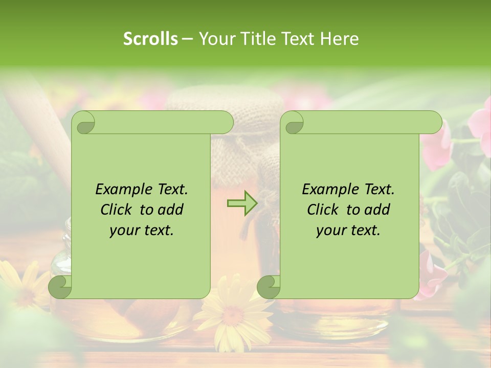 Flavor Glass Nutrition PowerPoint Template
