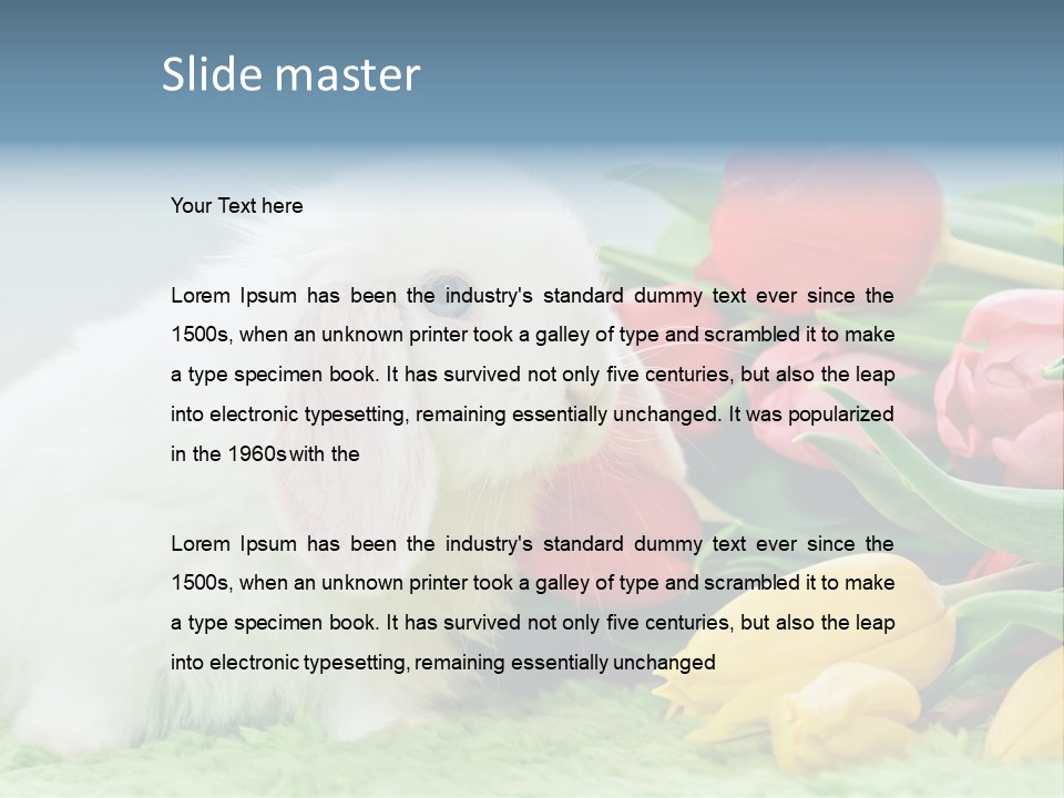 Birthday Flora April PowerPoint Template