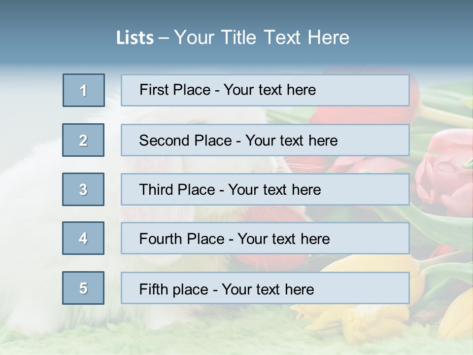 Birthday Flora April PowerPoint Template