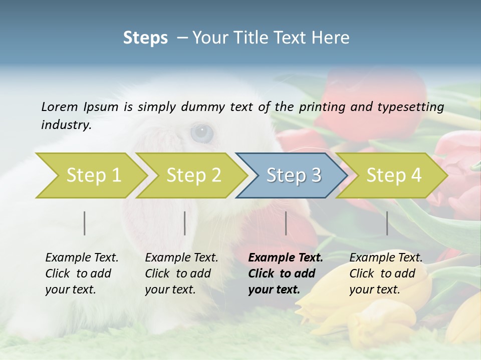 Birthday Flora April PowerPoint Template