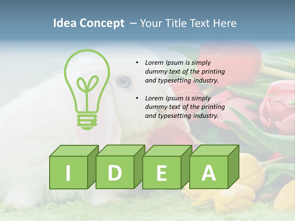 Birthday Flora April PowerPoint Template