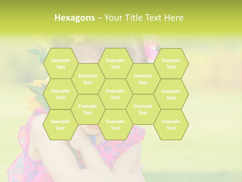 Plant Beautiful Child PowerPoint Template