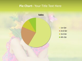 Plant Beautiful Child PowerPoint Template