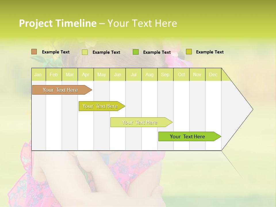 Plant Beautiful Child PowerPoint Template
