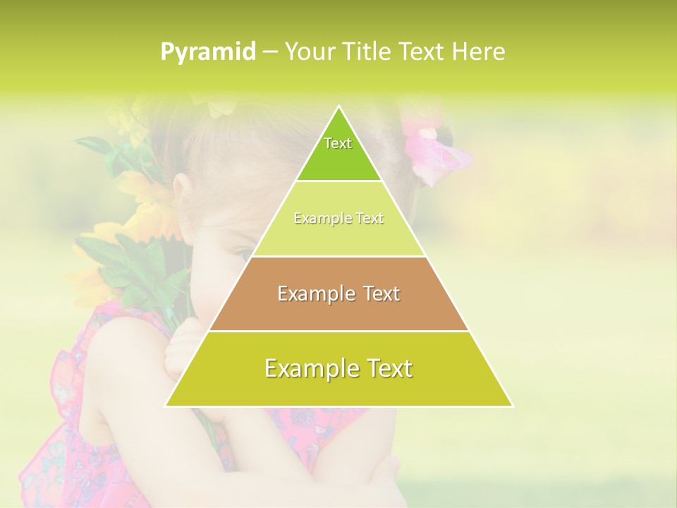 Plant Beautiful Child PowerPoint Template