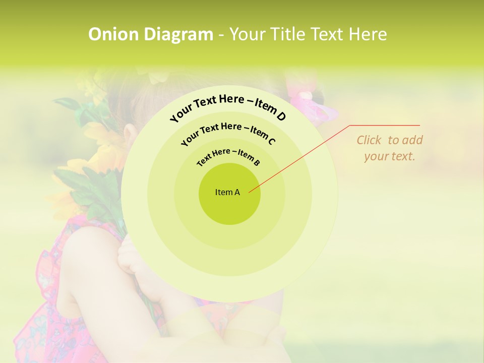 Plant Beautiful Child PowerPoint Template