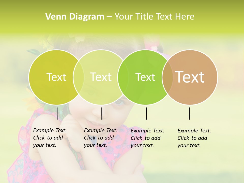 Plant Beautiful Child PowerPoint Template