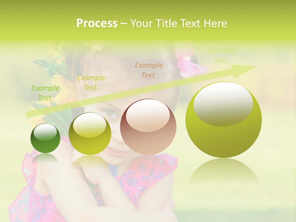 Plant Beautiful Child PowerPoint Template