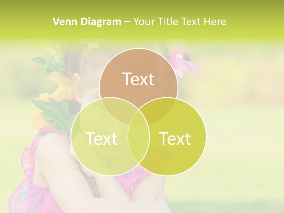 Plant Beautiful Child PowerPoint Template