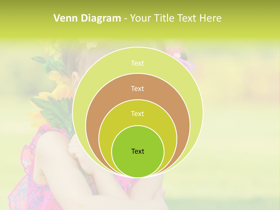 Plant Beautiful Child PowerPoint Template