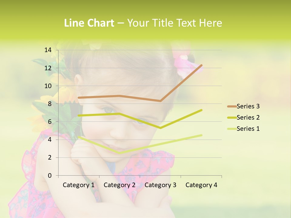 Plant Beautiful Child PowerPoint Template