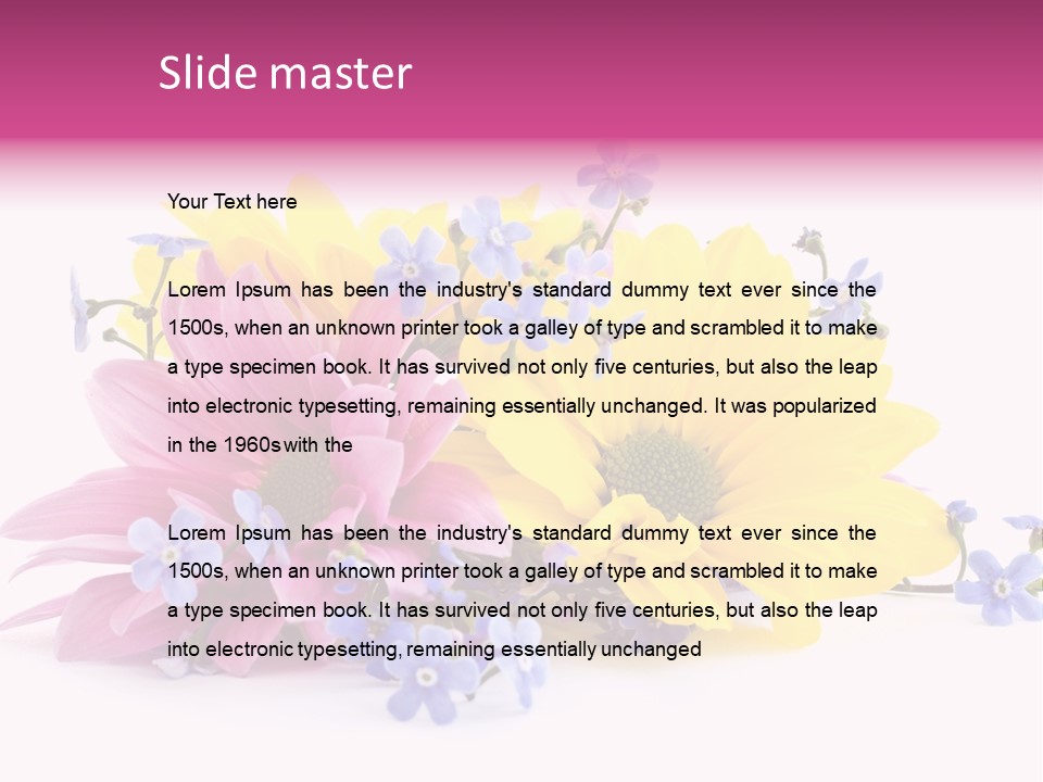 Aroma Love Nobody PowerPoint Template