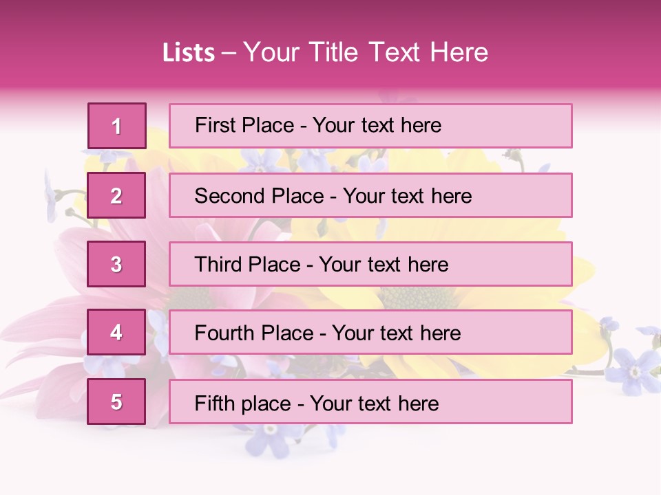 Aroma Love Nobody PowerPoint Template