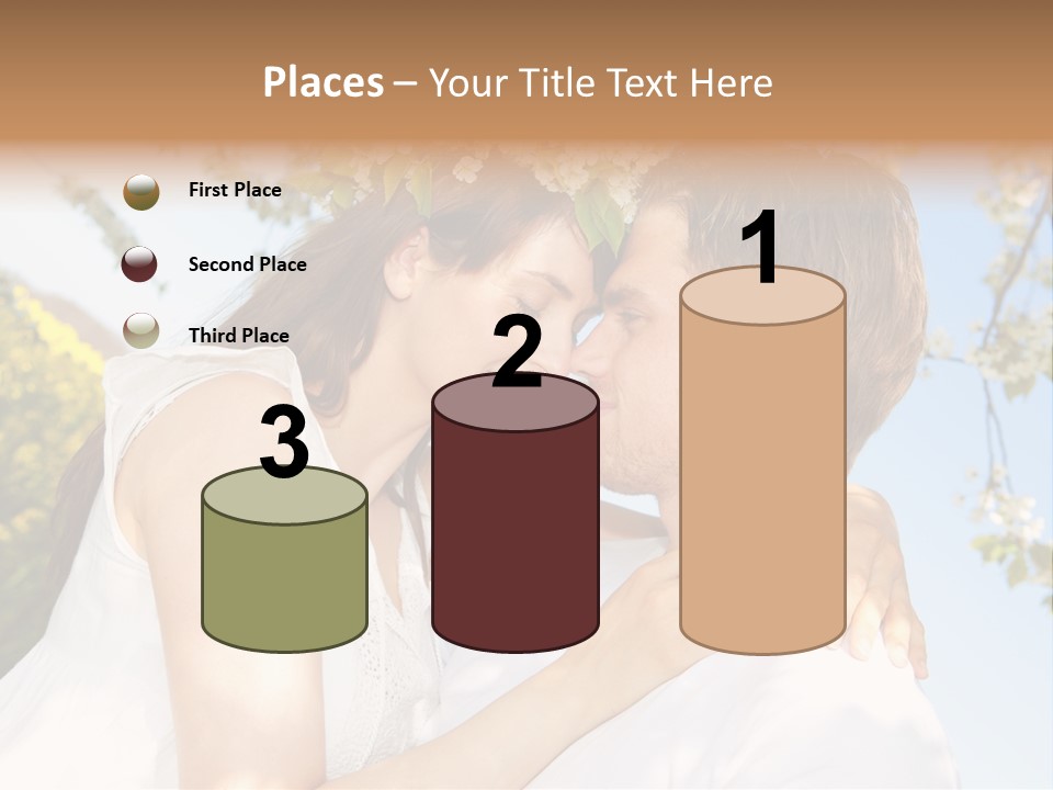 Romantik Freuen Couple PowerPoint Template