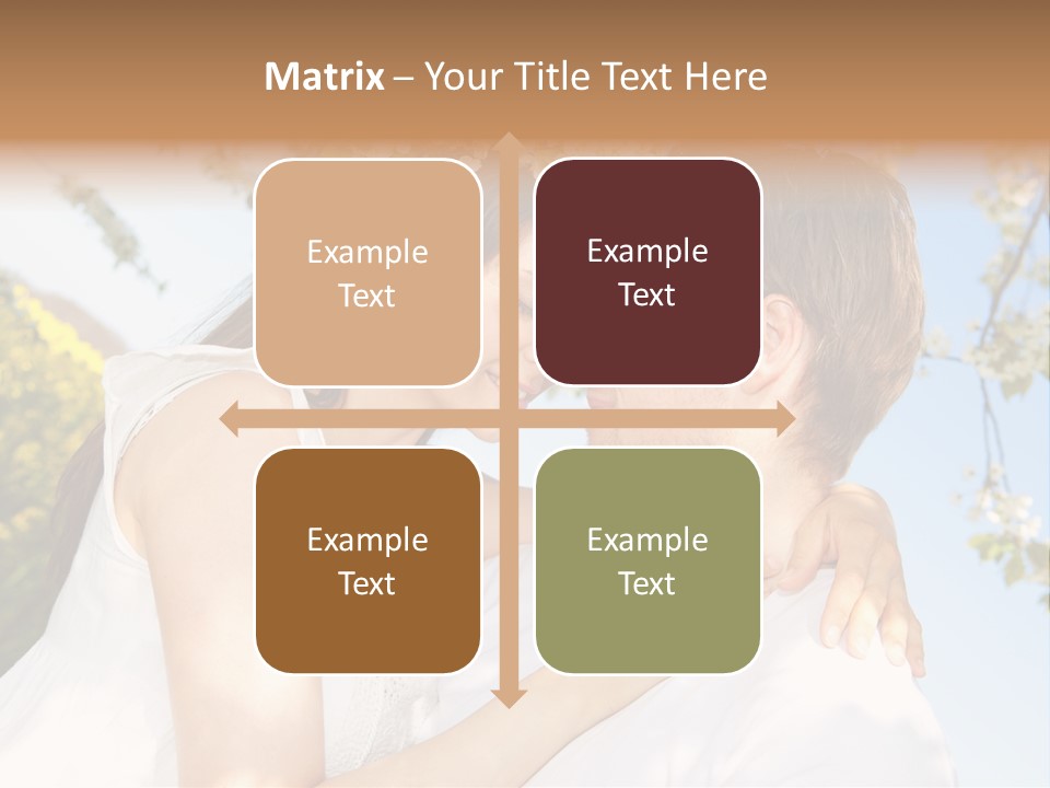 Romantik Freuen Couple PowerPoint Template