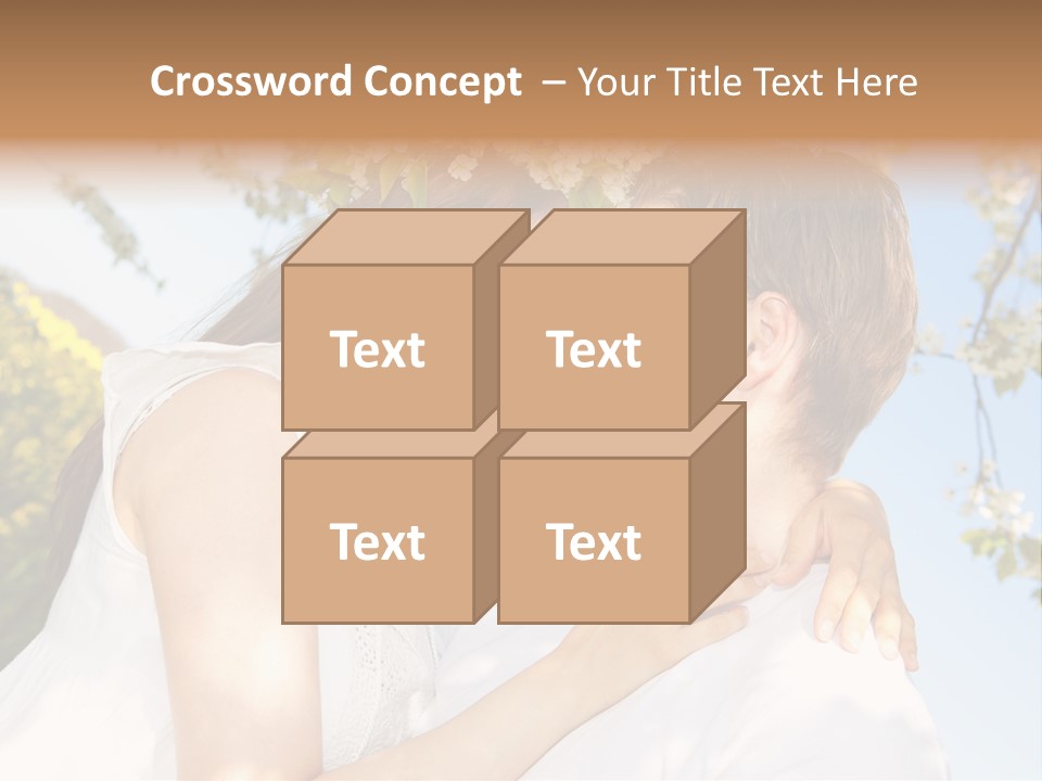 Romantik Freuen Couple PowerPoint Template