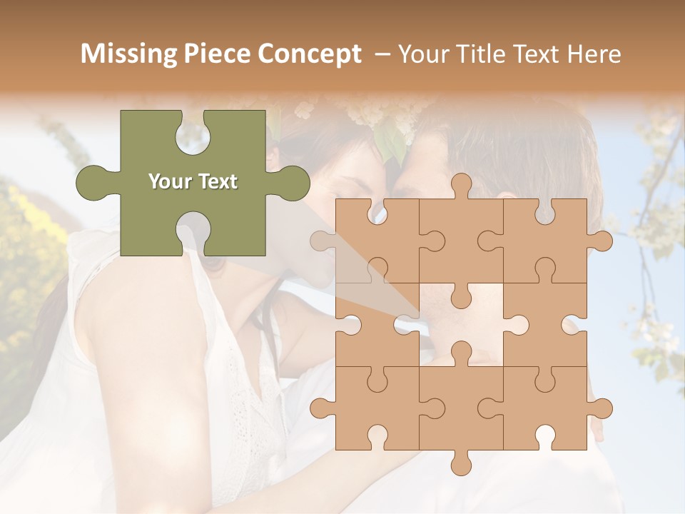 Romantik Freuen Couple PowerPoint Template