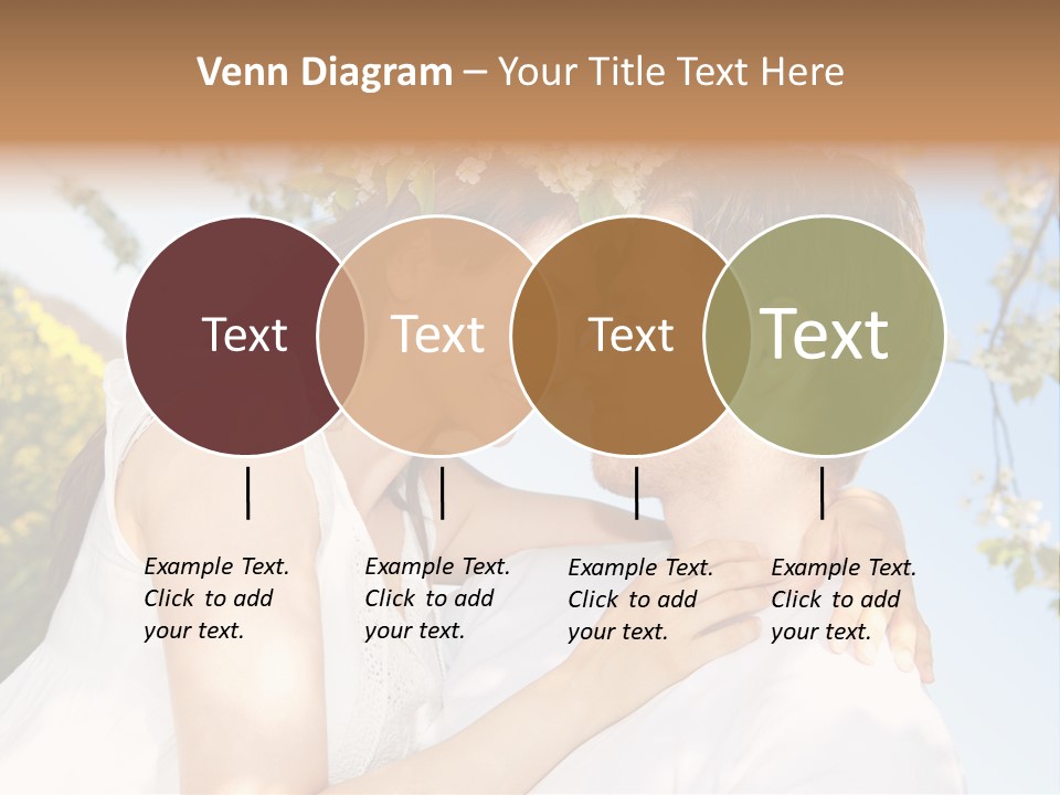 Romantik Freuen Couple PowerPoint Template