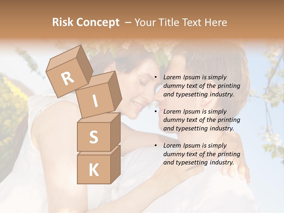 Romantik Freuen Couple PowerPoint Template