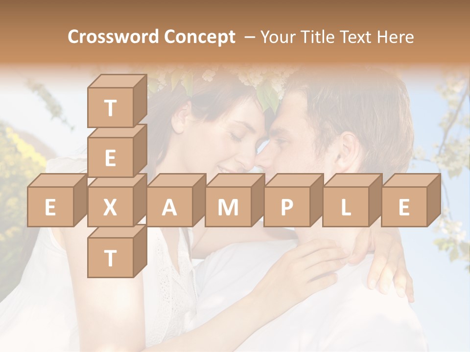 Romantik Freuen Couple PowerPoint Template