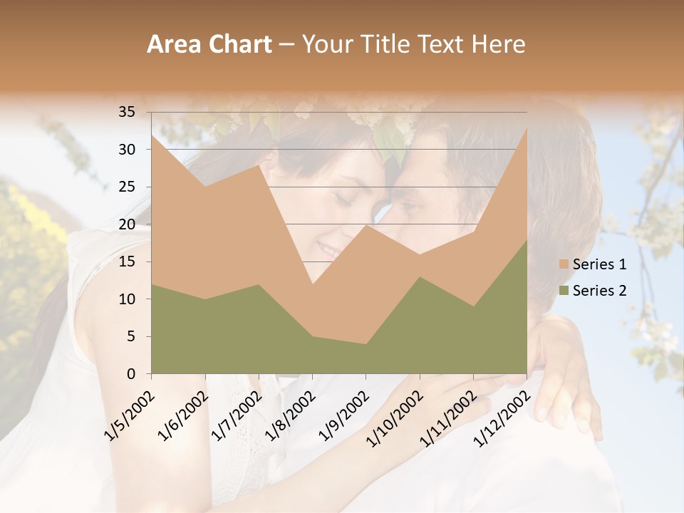 Romantik Freuen Couple PowerPoint Template