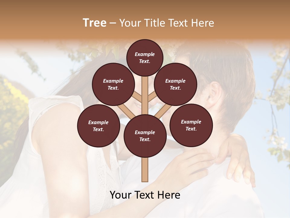 Romantik Freuen Couple PowerPoint Template