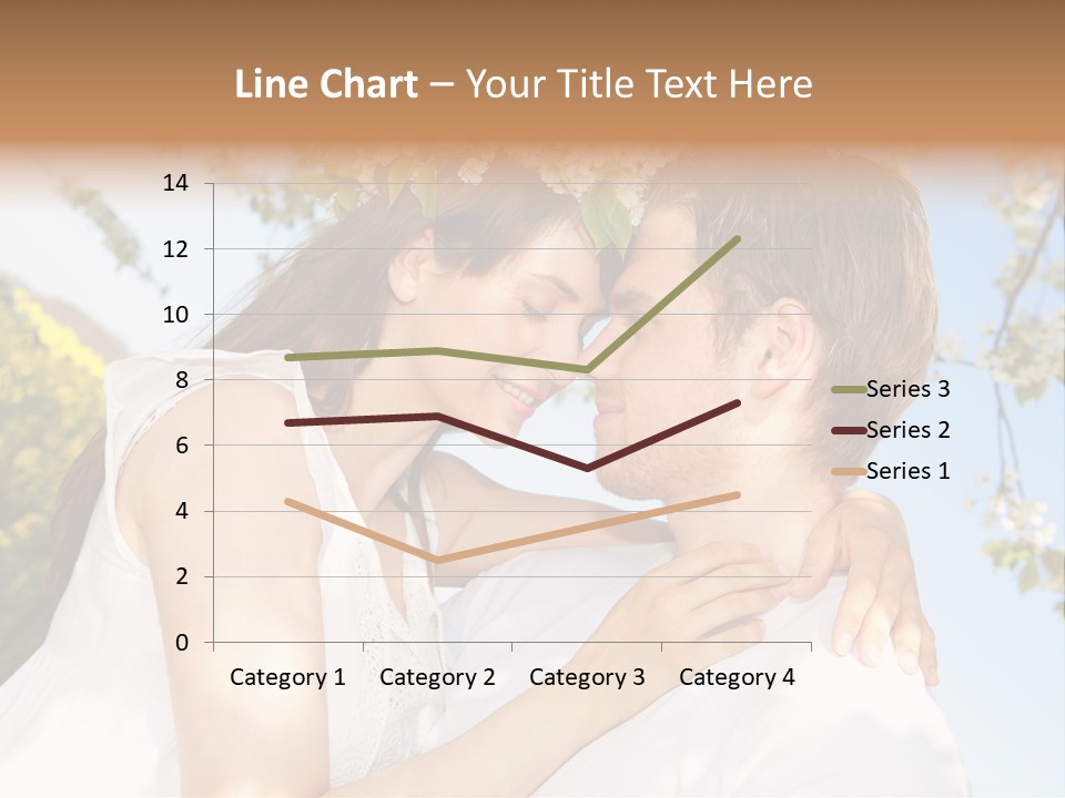 Romantik Freuen Couple PowerPoint Template