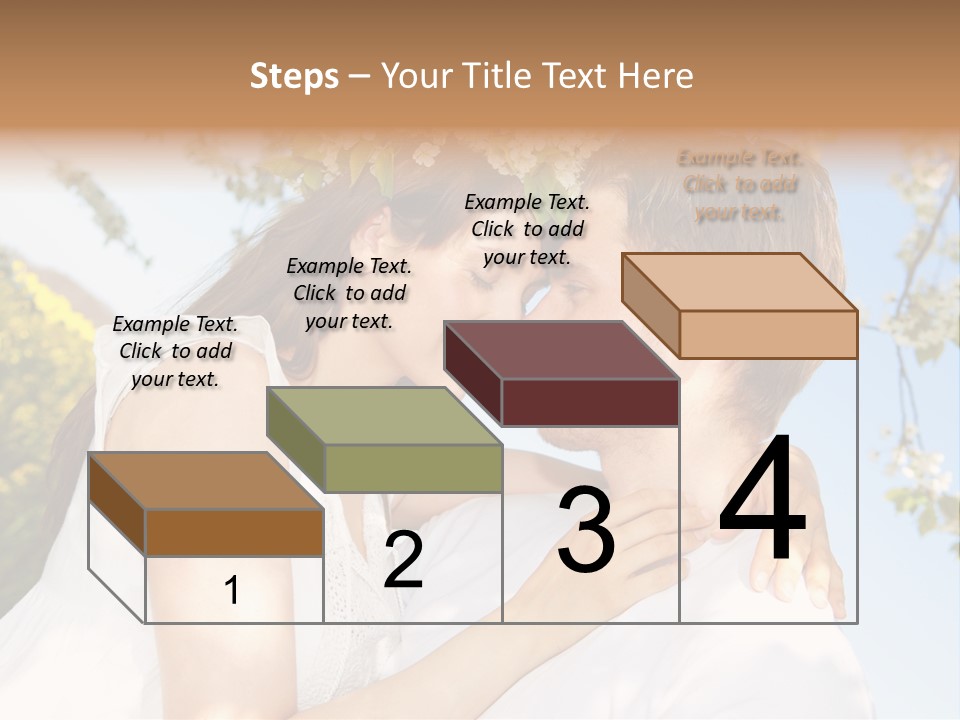 Romantik Freuen Couple PowerPoint Template