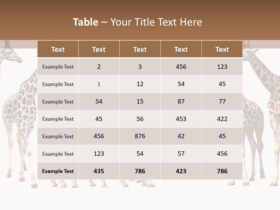 Mammal Cute One PowerPoint Template