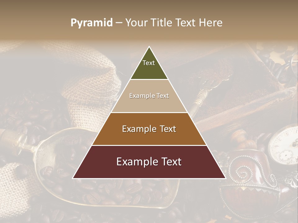 Kurbel Kaffeebohnen Mahlwerk PowerPoint Template