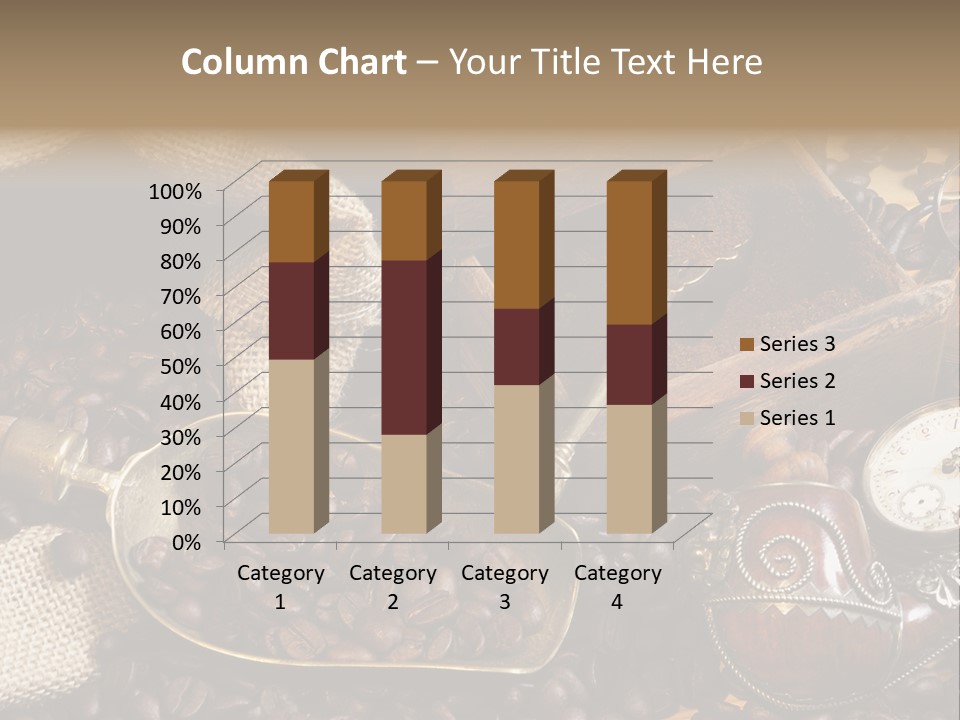 Kurbel Kaffeebohnen Mahlwerk PowerPoint Template