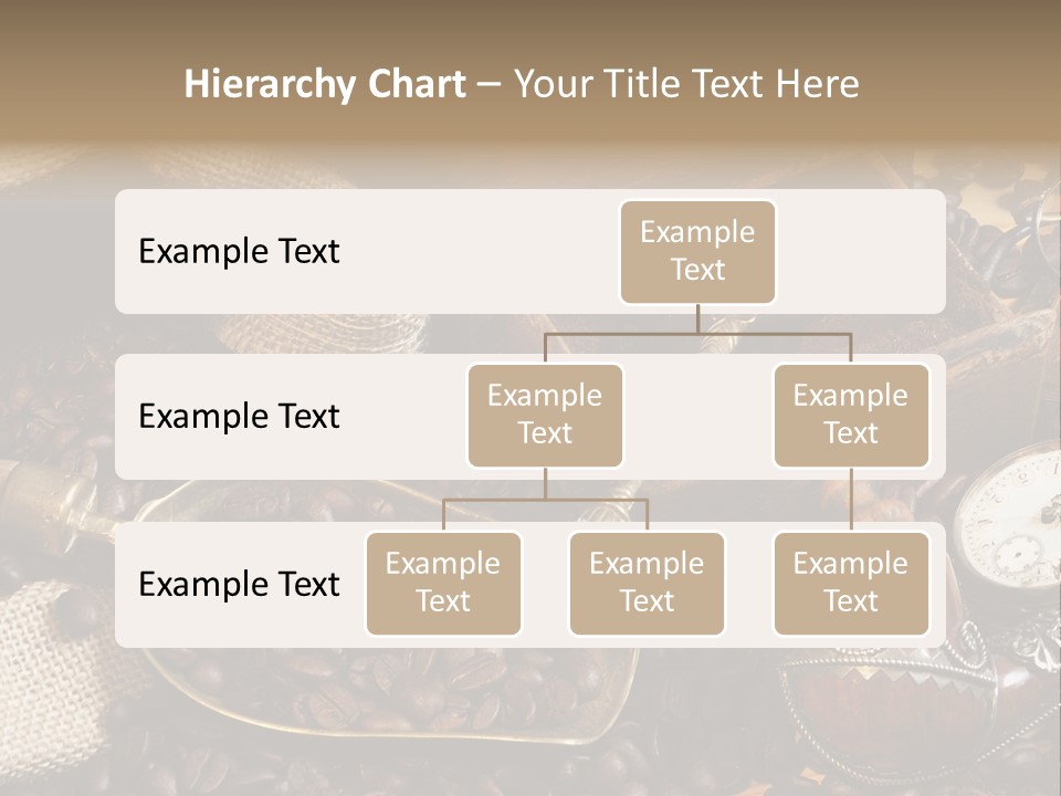 Kurbel Kaffeebohnen Mahlwerk PowerPoint Template
