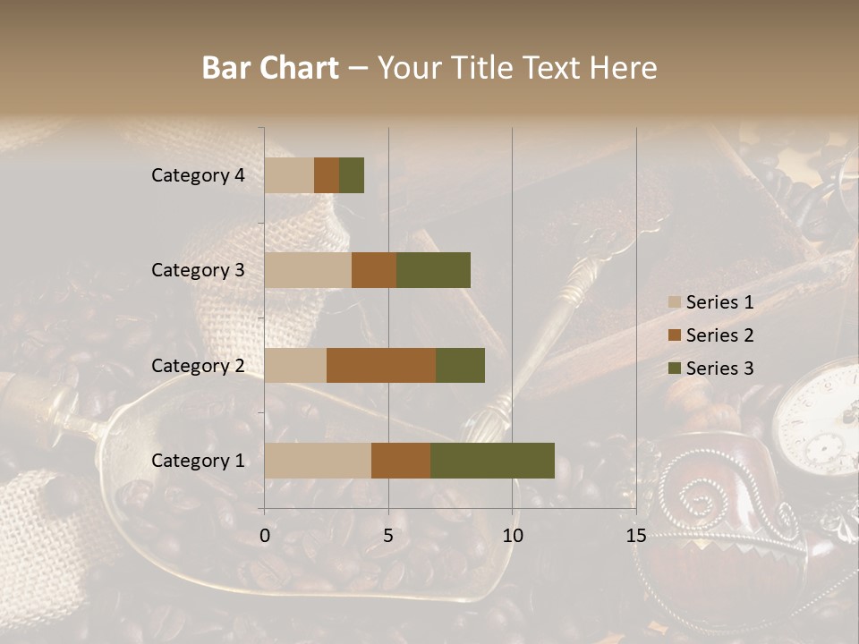 Kurbel Kaffeebohnen Mahlwerk PowerPoint Template