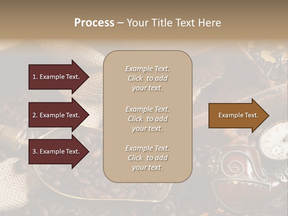 Kurbel Kaffeebohnen Mahlwerk PowerPoint Template