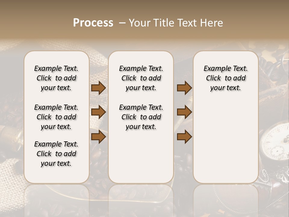 Kurbel Kaffeebohnen Mahlwerk PowerPoint Template
