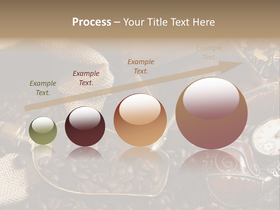 Kurbel Kaffeebohnen Mahlwerk PowerPoint Template