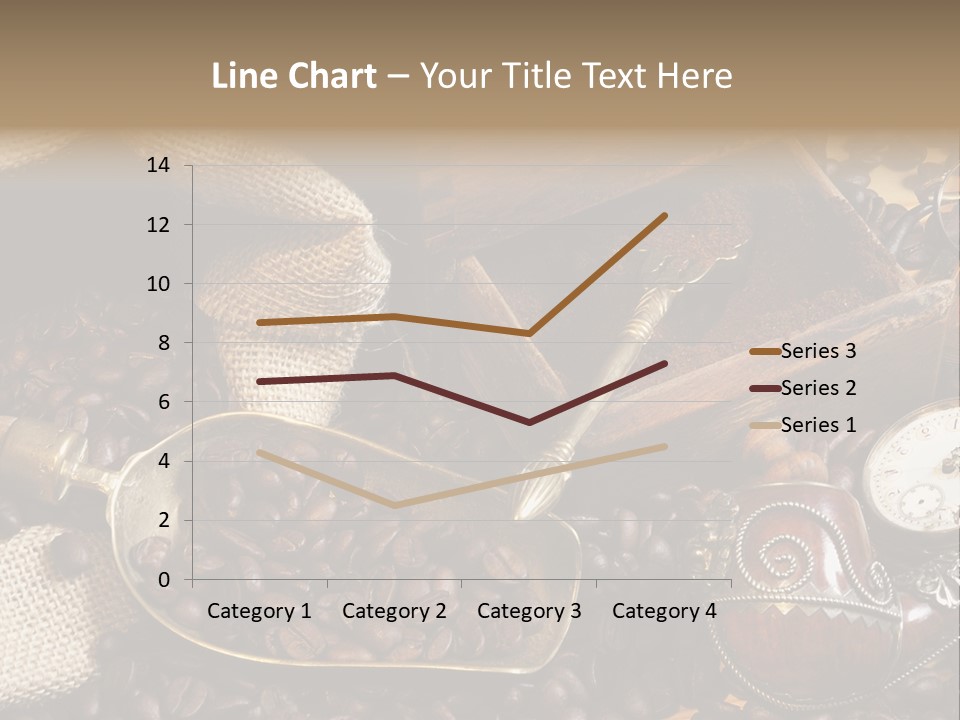 Kurbel Kaffeebohnen Mahlwerk PowerPoint Template