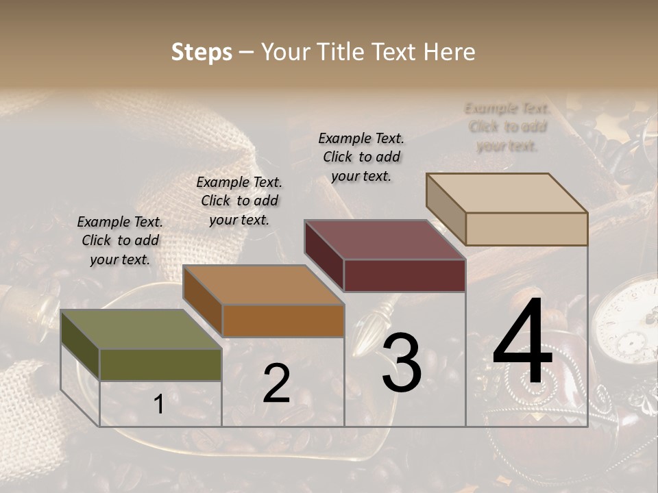 Kurbel Kaffeebohnen Mahlwerk PowerPoint Template